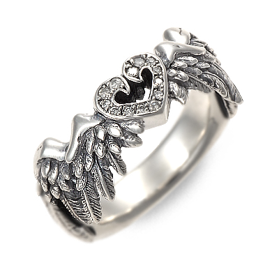 GIGOR ジゴロウ シルバー リング 指輪 ダイヤモンド ホワイト 人気 ブランド プレゼント
