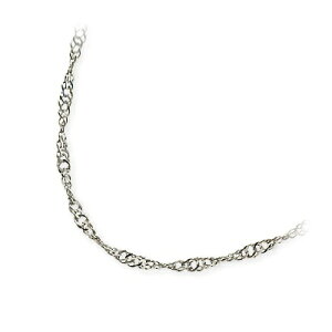 WISP ウィスプ ホワイトゴールド ネックレス シンプル ホワイト 彼女 レディース プレゼント