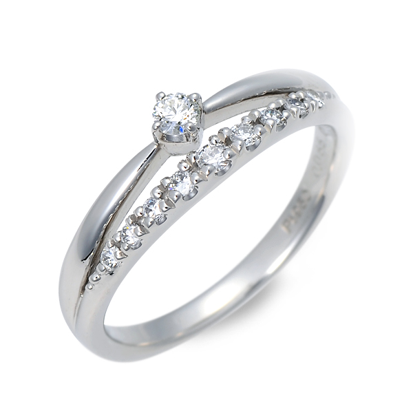 WISP ウィスプ プラチナ リング 指輪 ダイヤモンド ホワイト 彼女 レディース | ジェイウェルドットコム