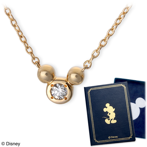 WISP【Disney】 ゴールド ネックレス ダイヤモンド 彼女 レディース 女性 誕生日プレゼント 記念日 ギフトラッピング  ウィスプ【ディズニー】 送料無料 | ジェイウェルドットコム