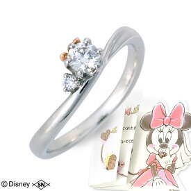 Disney プラチナ リング 指輪 エンゲージリング 婚約指輪 ダイヤモンド 名入れ 刻印 彼女 レディース 女性 誕生日 記念日 ギフトラッピング ディズニー Disneyzone 送料無料 プレゼント