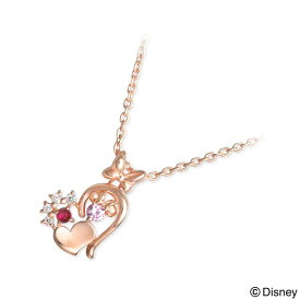 Disney シルバー ネックレス ハート イニシャル 刻印 彼女 レディース 女性 誕生日 記念日 ギフトラッピング ディズニー Disneyzone 送料無料 プレゼント ペンダント