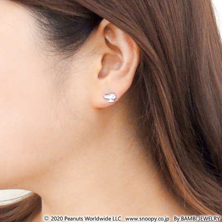 楽天市場】スヌーピー シルバーネックレス&ピアスセット 大人向け 