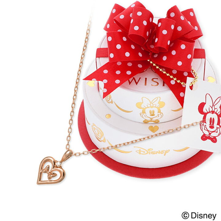 楽天市場 Wisp Disney Disney ピンクゴールド ネックレス ダイヤモンド ハート 当店オリジナル 彼女 レディース 女性 誕生日プレゼント 記念日 ギフトラッピング ウィスプ ディズニー Disneyzone ミニーマウス 送料無料 母の日 ギフト 22 ジェイウェルドットコム