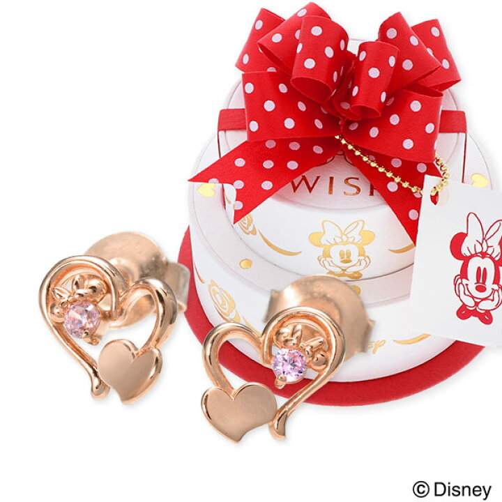 楽天市場 Wisp Disney Disney シルバー ピアス ハート 名入れ 刻印 当店オリジナル 彼女 レディース 女性 誕生日プレゼント 記念日 ギフトラッピング ウィスプ ディズニー ディズニー Disneyzone ミニーマウス ジェイウェルドットコム