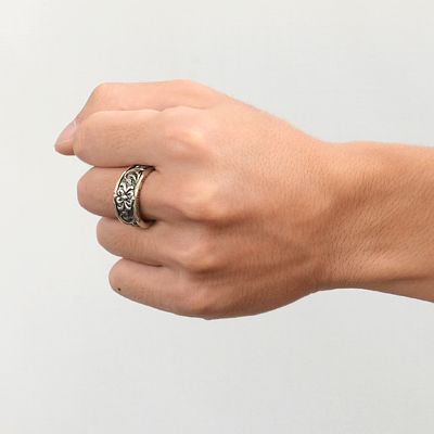 M's collection エムズコレクション シルバー リング 指輪 ブラック 彼氏 メンズ | ジェイウェルドットコム