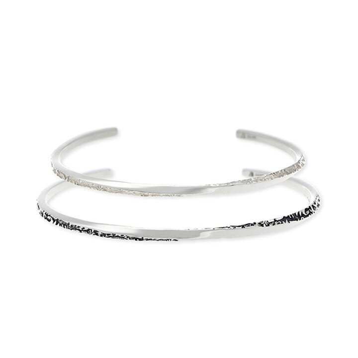 楽天市場】シルバーペアバングル AQUA SILVER ペアブレスレット 刻印 