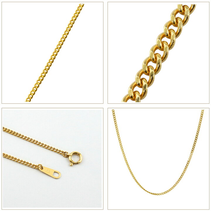 楽天市場】18金 チェーン ネックレス キヘイ ネックレス 中空 チェーン  