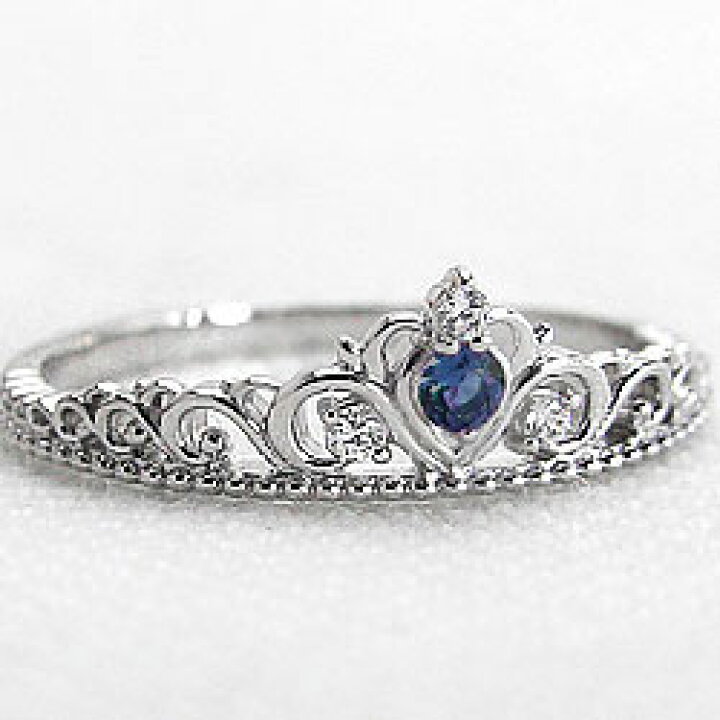 GSTV K18WG ホワイトゴールド サファイア リング・指輪 サファイア2.25  