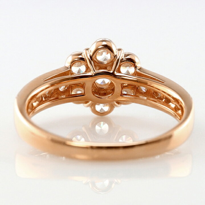 楽天市場】ダイヤモンドリング 18金 指輪 レディース K18 ダイヤモンド  