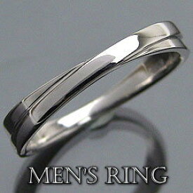 men'sアクセサリー 指輪 ホワイトゴールドK10 K10WG メンズリング 誕生日プレゼントに おすすめ プレゼント