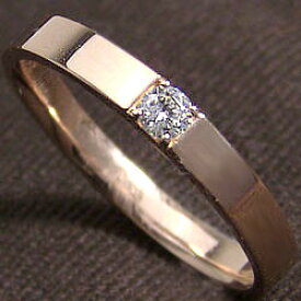 ダイヤメンズリング ピンクゴールドK18 一粒ダイヤモンド men'sアクセサリーK18PG 結婚式 ジュエリーショップ プレゼント 贈り物 オシャレアイテム おすすめ プレゼント