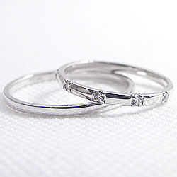 楽天市場結婚指輪 ゴールド ファイヴストーン ダイヤモンドリング