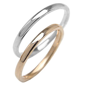 結婚指輪 結婚指輪 ゴールド ペアリング シンプル ストレートリング ピンクゴールドK18 ホワイトゴールドK18 マリッジリング 18金 2本セット ペア 文字入れ 刻印 可能 婚約 結婚式 ブライダル ウエディング おすすめ プレゼント