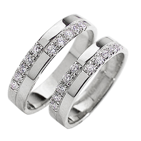 結婚指輪 ダイヤモンド ペアリング プラチナ クロス マリッジリング Pt900 10石 ダイヤリング 2本セット 文字入れ 刻印可能 結婚式 記念日 おすすめ プレゼント