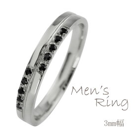 プラチナ900 ブラックダイヤモンド クロス リング メンズリング 指輪 ジュエリーアイ Pt900 dia ring おすすめ プレゼント