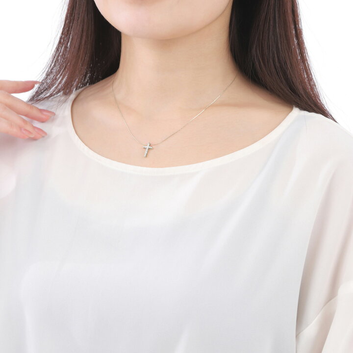 楽天市場】プラチナ 地金 ネックレス レディース クロスネックレス  
