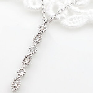 lbNX fB[X lbNX v`i _Ch Xg[gC c IC y_g Pt900 850 Diamond Necklace  v[g