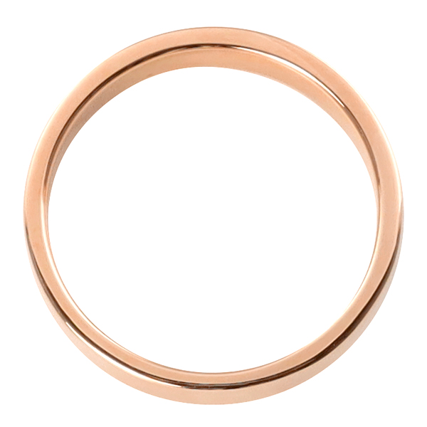 平打ちリング 4mm幅 18金 指輪 レディース K18 ゴールド シンプル フラット リング 結婚指輪 幅広 太め 定番 ブライダル 単品 文字入れ 刻印 可能 日本製 おすすめ プレゼント