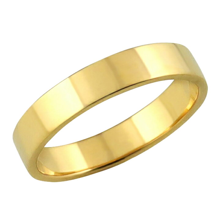 楽天市場】平打ちリング 4mm幅 10金 指輪 メンズ K10 ゴールド シンプル フラット リング 結婚指輪 幅広 太め 定番 ブライダル 単品 文字入れ 刻印 可能 日本製 おすすめ ギフト プレゼント 受注製作 : ジュエリーアイ