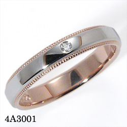 楽天市場】【割引クーポンが使える】 結婚指輪 プラチナ900 K18ピンク