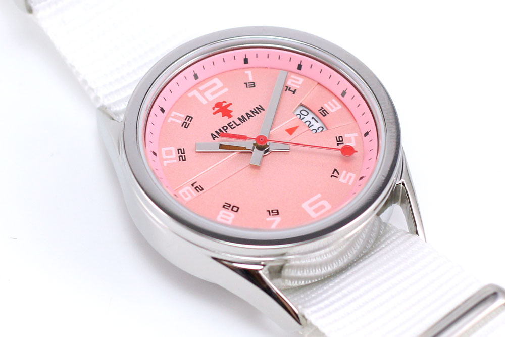 アンペルマン 2022A/W新作送料無料 AMPELMANN 腕時計 絶品 レディス キッズ ピンク ASC-4978-22 国内正規品 替えベルトつき