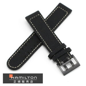 ハミルトン HAMILTON カーキフィールドチタニウム用 純正ラバーストラップ 20mm KHAKI FIELD TIRANIUM 純正バネ棒つき 正規輸入品 H600705113