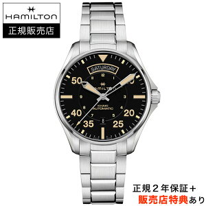 yn~gFzyyzyIׂ5Nۏ؁zy36񖳋[OKzn~g HAMILTON J[L pCbg fCfCg 42mm SSuX KHAKI PILOT DAY-DATE KAi H64645131