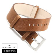 ハミルトン　HAMILTON　カーキフィールドメカ用　純正レザーストラップ　NATOベルト　20mm　ブラウンカー…