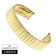 ハミルトン　HAMILTON　ベンチュラ用　純正フレックスブレスレット　17mm　ゴールド　ステンレス　メタル…