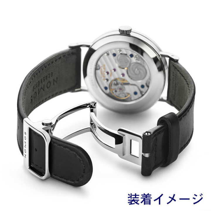 楽天市場】ノモス NOMOS 純正Dバックル 16mm/18mm ステンレス プッシュ 