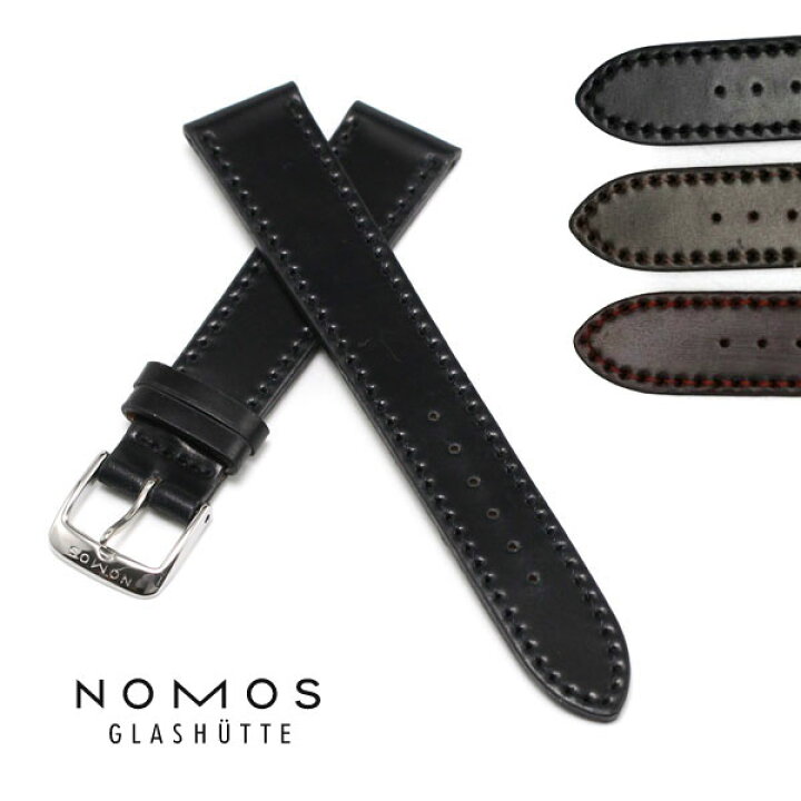 楽天市場】ノモス NOMOS 純正コードバンベルト 純正尾錠つき 17mm 18mm  
