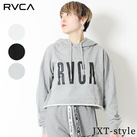 【PT10倍】 【40％OFF】RVCA ルーカ レディース フレッシュマンプルオーバー パーカー ロゴ LOGO [Lot/AJ043-013] ショート丈 ダンス 長袖 サーフ 大人気 インスタ スウェット ストリート プレゼント ギフト