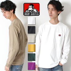 【ゆうパケット対応】BENDAVISベンデイビスPOCKETL/STEEロンTポケTゴリラワッペンロングスリーブ
