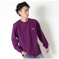 【ゆうパケット対応】BENDAVISベンデイビスPOCKETL/STEEロンTポケTゴリラワッペンロングスリーブ