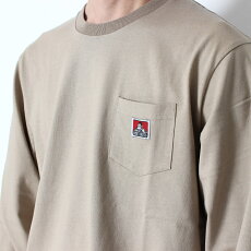 【ゆうパケット対応】BENDAVISベンデイビスPOCKETL/STEEロンTポケTゴリラワッペンロングスリーブ