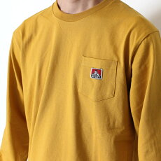 【ゆうパケット対応】BENDAVISベンデイビスPOCKETL/STEEロンTポケTゴリラワッペンロングスリーブ