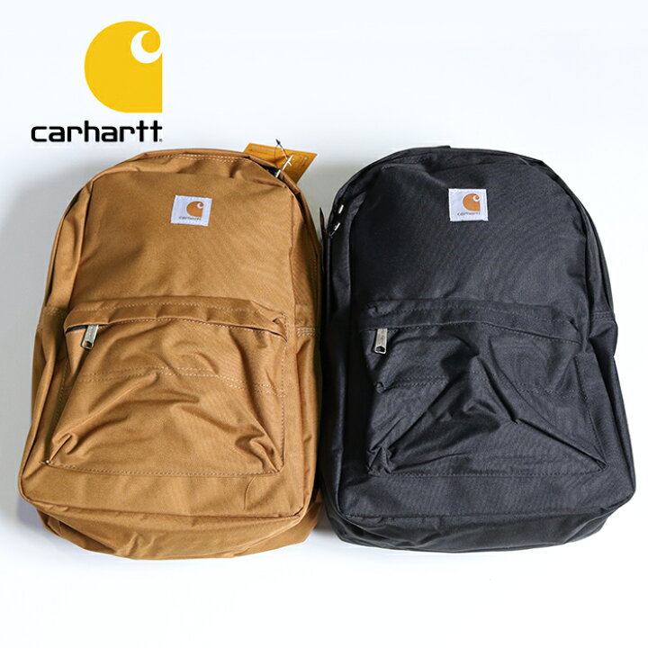 楽天市場 国内正規販売店 Carhartt カーハート トラッド バックパック Lot リュック リュックサック 通勤 通学 学生 黒 茶 旅行 おしゃれ メンズ レデイース ラフ ロゴ ユニセックス お揃い リンクコーデ ブランド 撥水プレゼント ギフト 贈り物 J X T Style