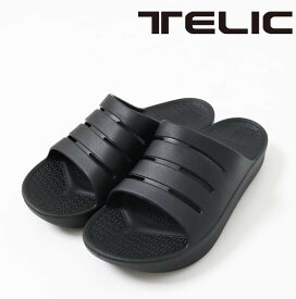 TELIC SLIDE2 テリック スライド2 ブラック [Lot/SLIDE2] リカバリーサンダル サンダル スリッパ マッサージ スポーティ メンズ レディース ユニセックス ブランド 丈夫 春 夏 秋 冬 プレゼント ギフト