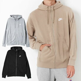 【10％OFF】 NIKE ナイキ メンズ クラブ フレンチテリー フルジップフーディ パーカー スウェット 裏毛 [Lot/BV2649] メンズ パーカ おしゃれ ブランド ジップパーカー トップス スポーツ ブランド プレゼント ギフト