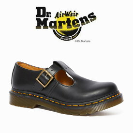 DR.MARTENS ドクターマーチン POLLEY ポリー Tバーシューズ T－BAR SHOE 14852001 靴 くつ バックルベル ブラック 黒 ロック マーチン レディース 黒 ヴィンテージ 学校 クラシック フォーマル 人気 プレゼント ギフト