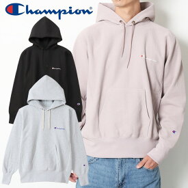 【PT10倍】 【20％OFF】Champion チャンピオン リバースウィーブ フーデッドスウェット パーカー [Lot/C3-W190] トップス メンズ スウェット プルパーカー かぶり 軽量 断熱 速乾 快適 ブランド 刺繍 ロゴ 長袖 男性 ブラック グレー グレージュ プレゼント ギフト