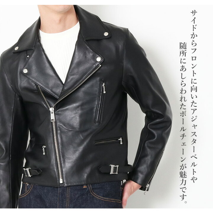 楽天市場】Johnbull ジョンブル ライダース ジャケット ダブル シープ  
