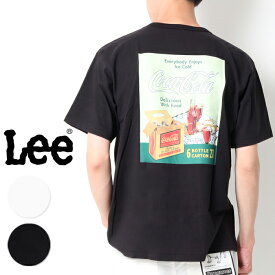 【30％OFF】LEE リー 半袖 Tシャツ バックプリント LT3083 プリントT イラスト 半袖T teeシャツ メンズ 白 レトロ ホワイト 黒 ブラック 春 夏 ブランド カジュアル ユニセックス おしゃれ アメカジ プレゼント ギフト