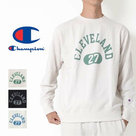 【PT10倍】 【10％OFF】 チャンピオン Champion クルーネック スウェット C3-Y029 メンズ 男性 ユニセックス トレーナー 長袖 裏起毛 秋 冬 部屋着 カジュアル ブランド シンプル ワンポイント 定番 プレゼント ギフト