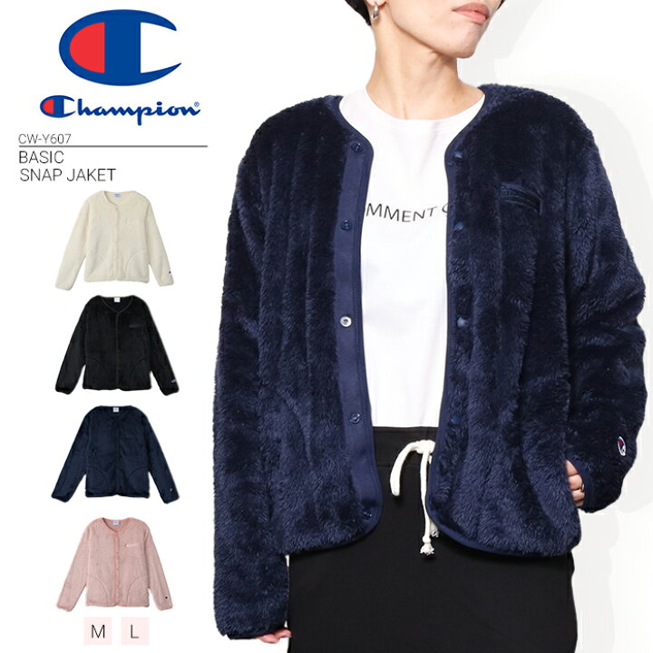楽天市場】Champion ウィメンズ スナップ ジャケット 23FW CW-Y607 