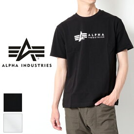 【PT10倍】 【10％OFF】ALPHA アルファ HORIZONTAL ブランドロゴTシャツ 半袖 [Lot/TC1570] Tシャツ tシャツ プリントt カットソー トップス アメカジ ストリート メンズ ミリタリー ブランド カジュアル 丈夫 頑丈 タフ 春 夏 プレゼント ギフト