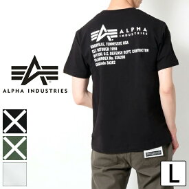 【20％OFF】ALPHA アルファ MIL.SPECバックプリントTシャツ 半袖 [Lot/TC1570] Tシャツ tシャツ プリントt カットソー トップス アメカジ メンズ ミリタリー ブランド 丈夫 頑丈 タフ アーミー 春 夏 プレゼント ギフト