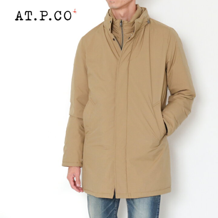 楽天市場】AT.P.CO アティピコ フェイクインナー付き ダウンコート 