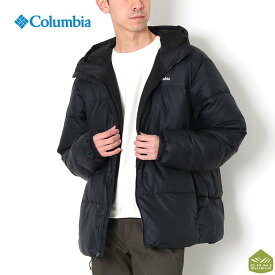 【30％OFF】Columbia コロンビア パフェクト フーデッドジャケット Puffect Hooded JKT WJ9792 中綿 フード マウンテン アウトドア アウター バイカラー ブラック オーバーサイズ